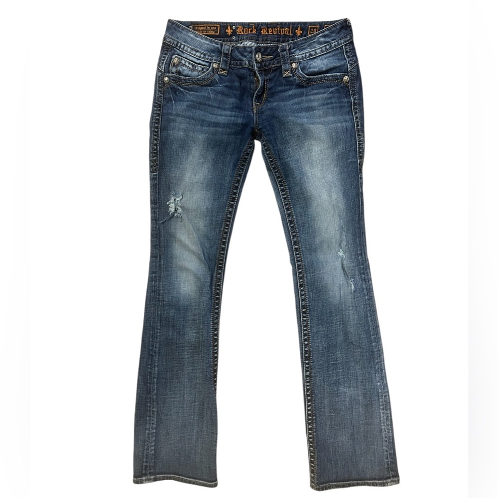ROCK REVIVAL ADELE JEANS SIZE 29 boot Y2K low rise 90s